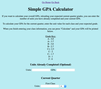 gpa calculator